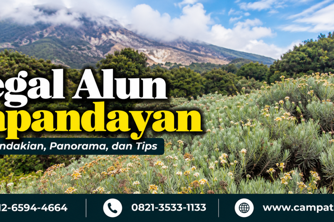 Tegal Alun Papandayan: Rute Pendakian, Panorama, dan Tips - Campa tour