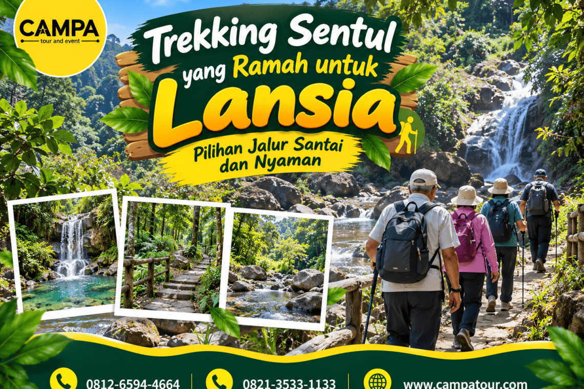 Trekking Sentul yang Ramah untuk Lansia - Pilihan jalur santai dan nyaman bersama Campa Tour