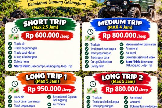 paket jeep offroad gunung galung