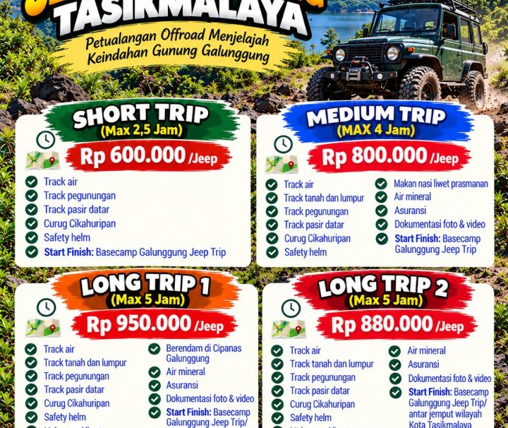 paket jeep offroad gunung galung